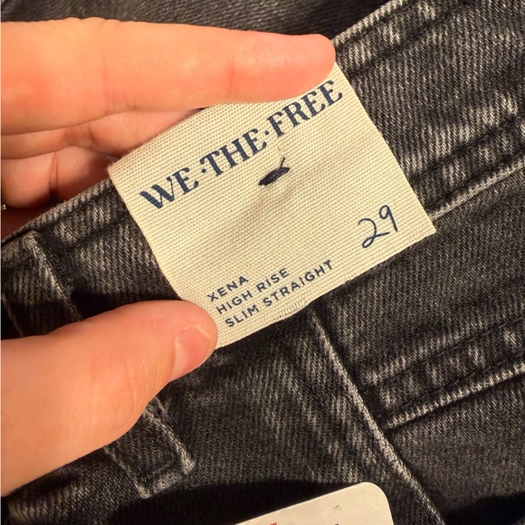 We The Free Xena High Rise Slim Straight Jeans - Picture 4 of 4